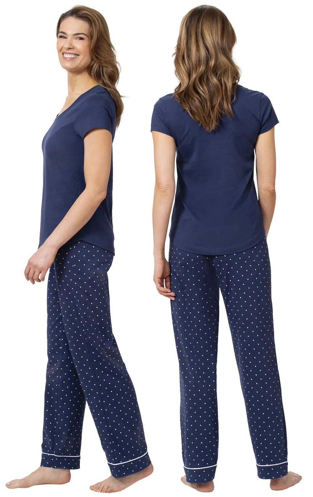 Classic Polka-Dot Short Sleeve Pajamas sold by Pajamagram product image thumbnail 3