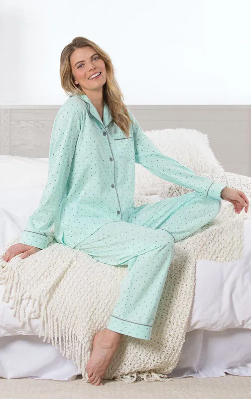 Classic Polka-Dot Button-Front Pajamas sold by Pajamagram product image thumbnail 3