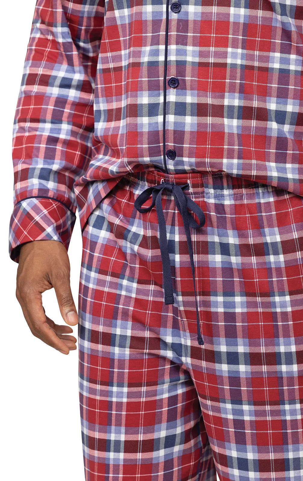 Plaid Button-Front Men's Pajamas sold by Pajamagram product image thumbnail 4