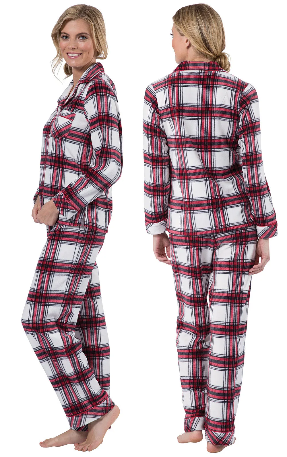 Fireside Fleece Button-Front Pajamas sold by Pajamagram product image thumbnail 2