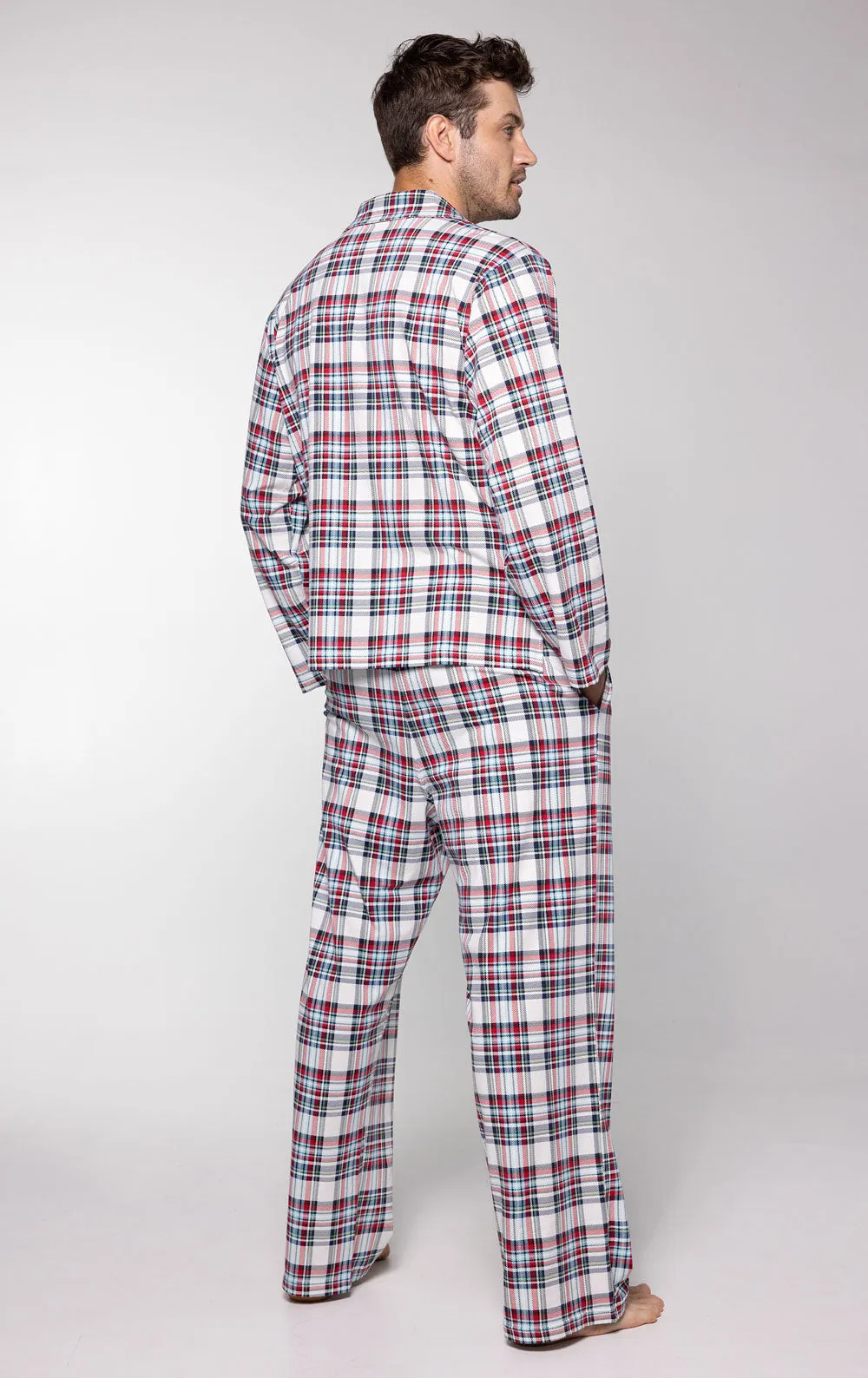 Hibernation Plaid Button-Front Men's Pajamas - Pet & Owner sold by Pajamagram product image thumbnail 5