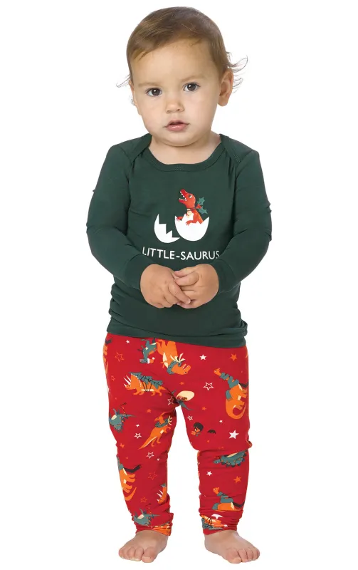 Santasaurus Infant Pajamas- Final Sale sold by Pajamagram