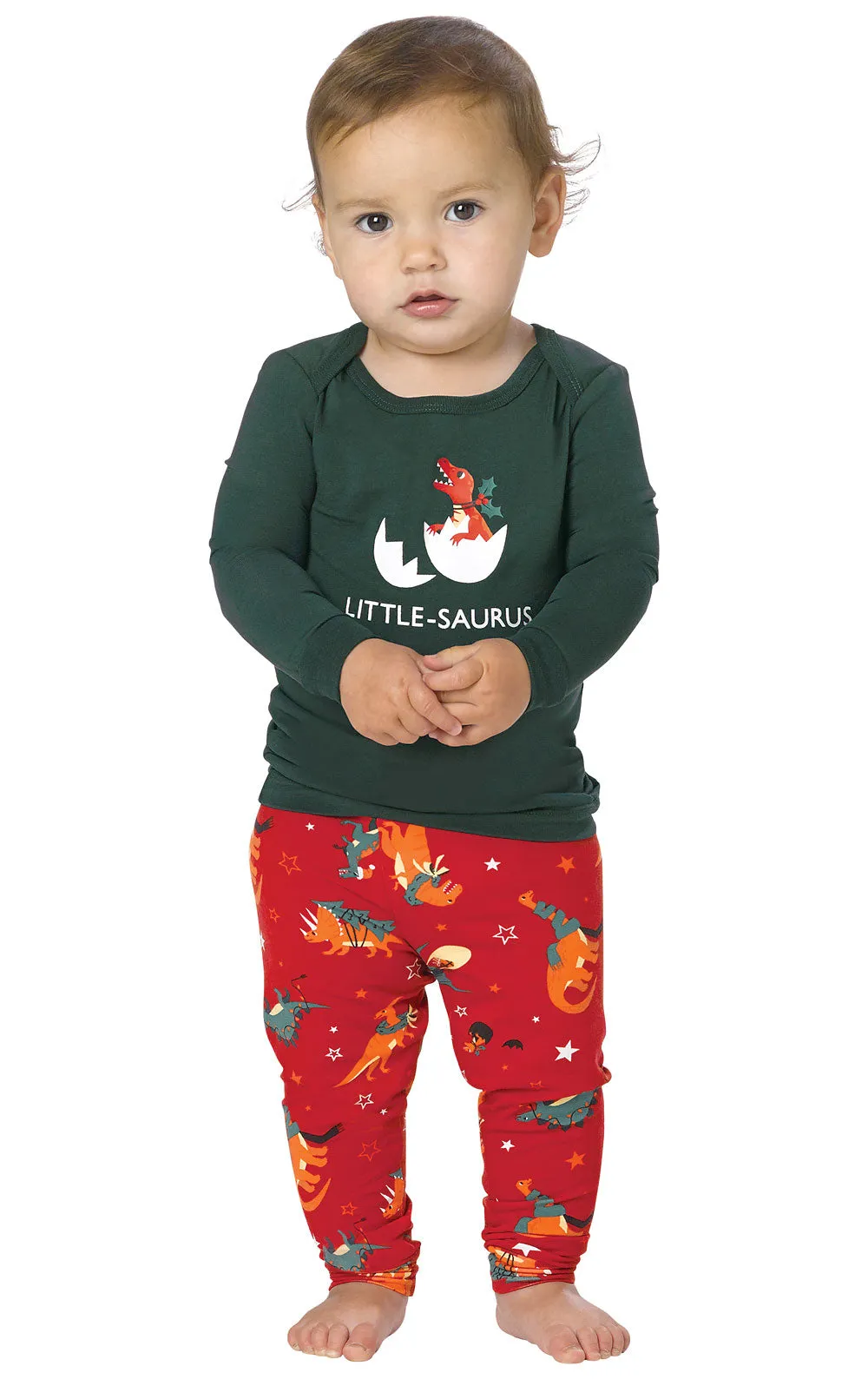 Santasaurus Infant Pajamas- Final Sale sold by Pajamagram