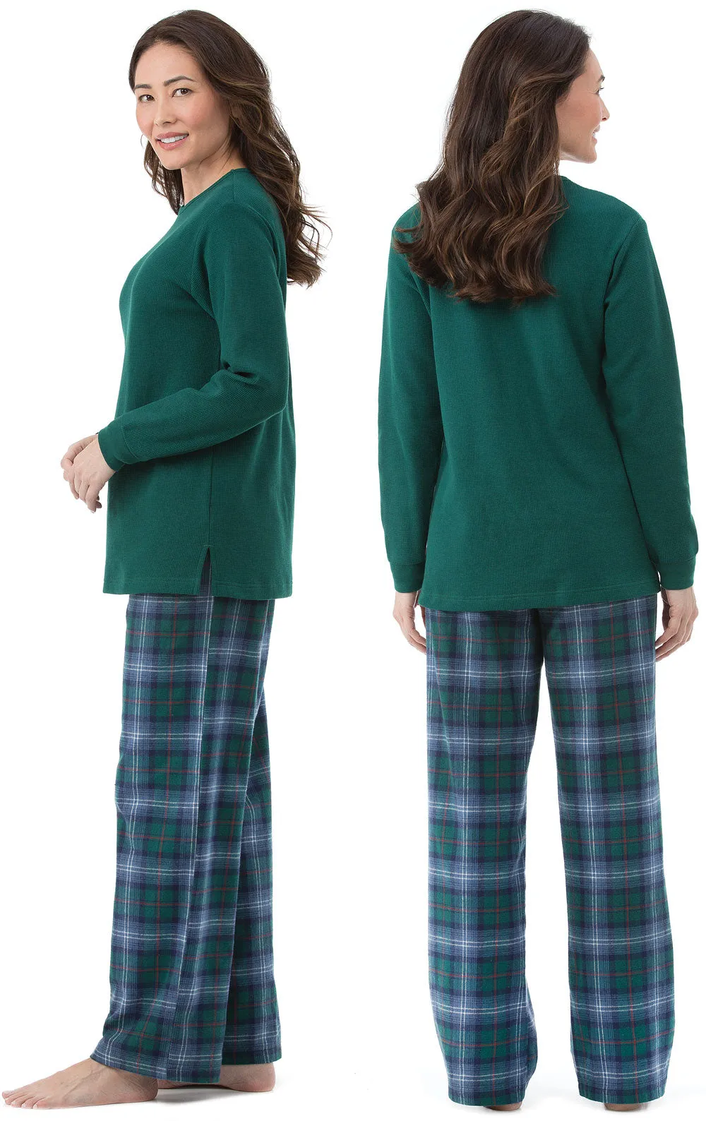 Heritage Plaid Thermal Top Pajamas - Family Set sold by Pajamagram product image thumbnail 3