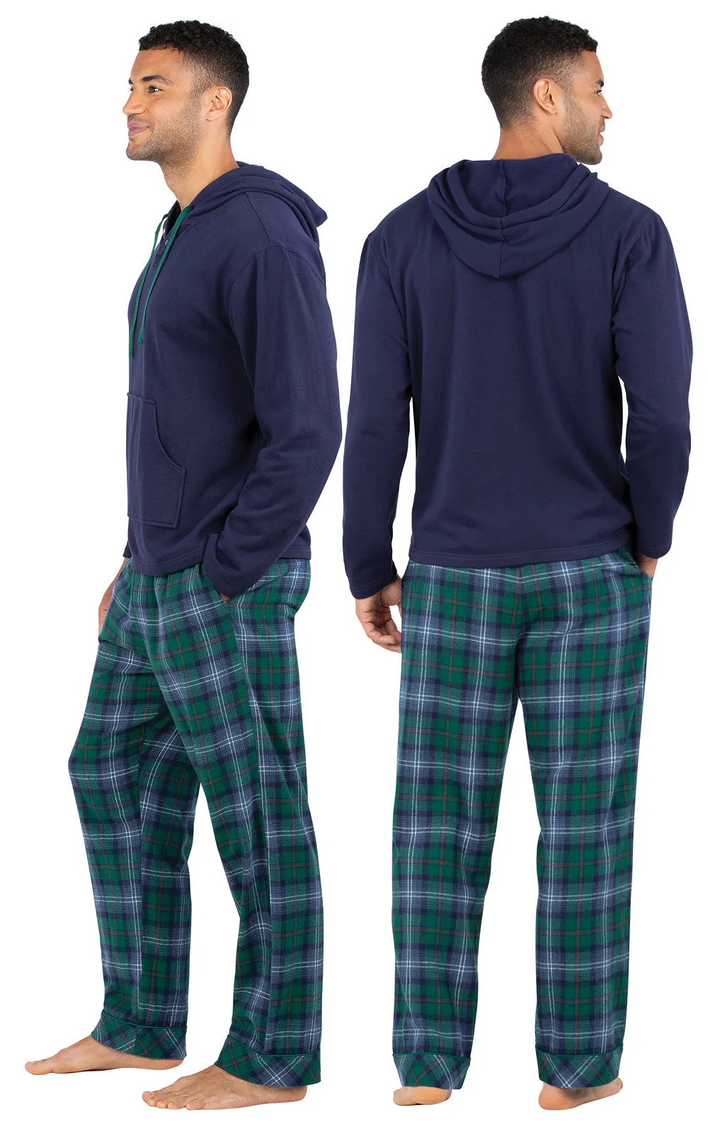 Heritage Plaid Hoodie Men's Pajamas sold by Pajamagram product image thumbnail 4