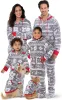 Nordic Fleece Hoodie-Footie Onesie Pajamas - Family Set sold by Pajamagram