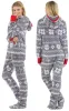 Nordic Fleece Hoodie-Footie Onesie Pajamas - Family Set sold by Pajamagram