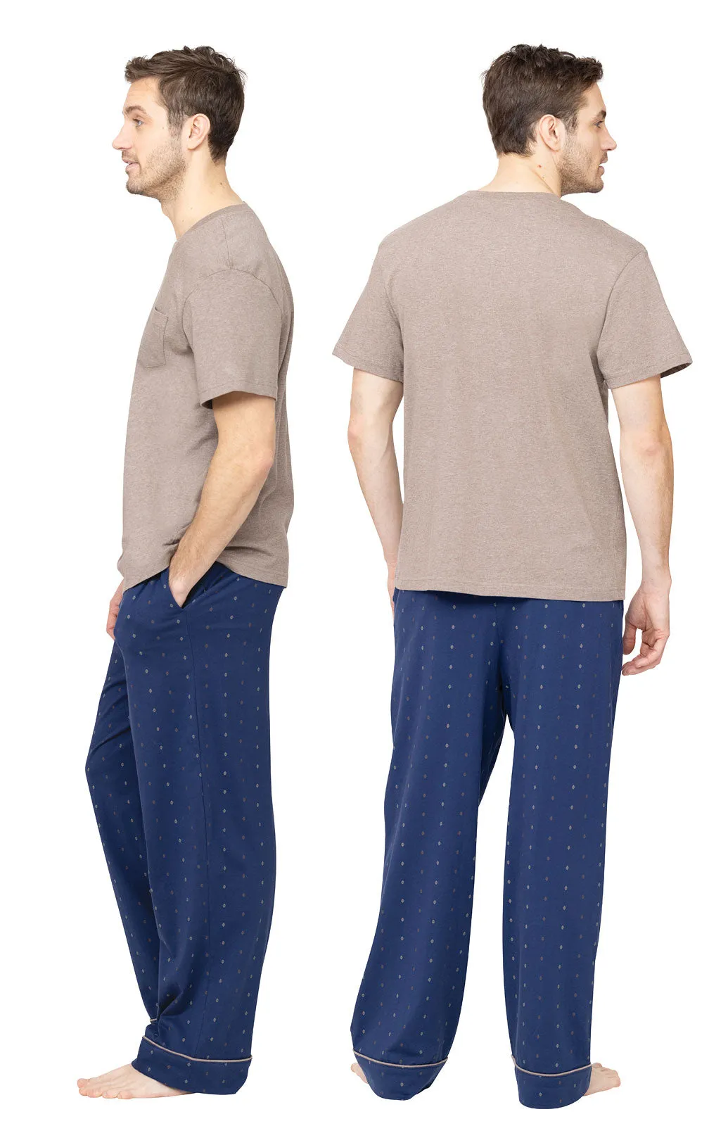 Short Sleeve Pullover Men's Pajamas- Final Sale sold by Pajamagram product image thumbnail 3