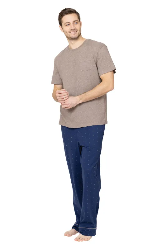 Short Sleeve Pullover Men's Pajamas sold by Pajamagram