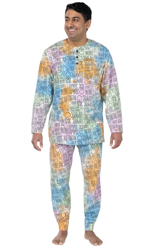 Love Is Love Men's Pajamas - Final Sale sold by Pajamagram