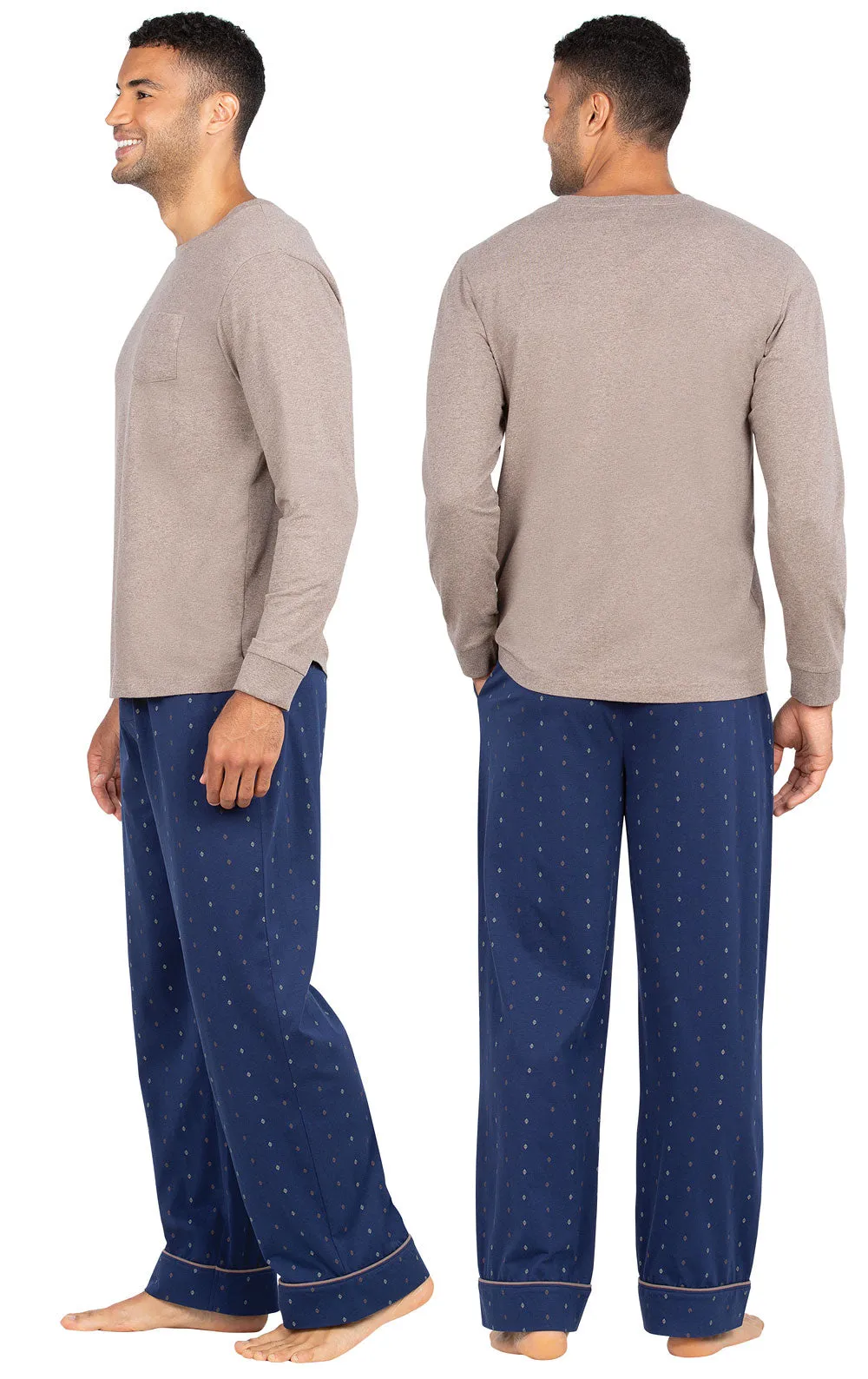 Printed Long Sleeve Pullover Men's Pajamas sold by Pajamagram product image thumbnail 2