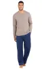 Printed Long Sleeve Pullover Men's Pajamas sold by Pajamagram