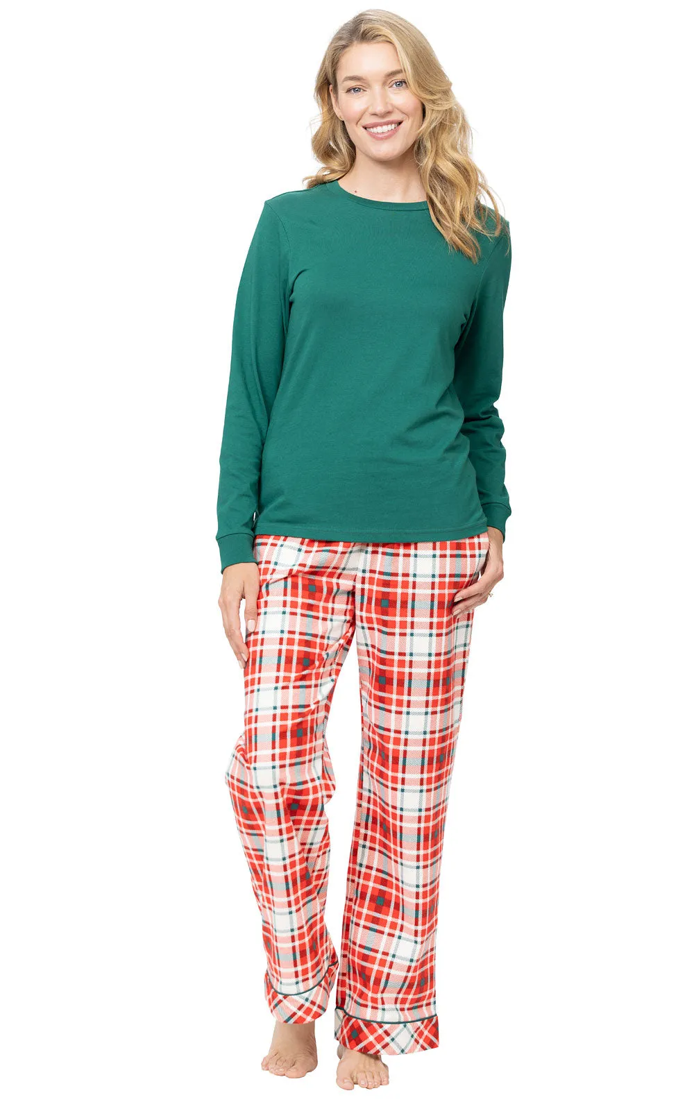 Modern Plaid Pullover Pajamas sold by Pajamagram