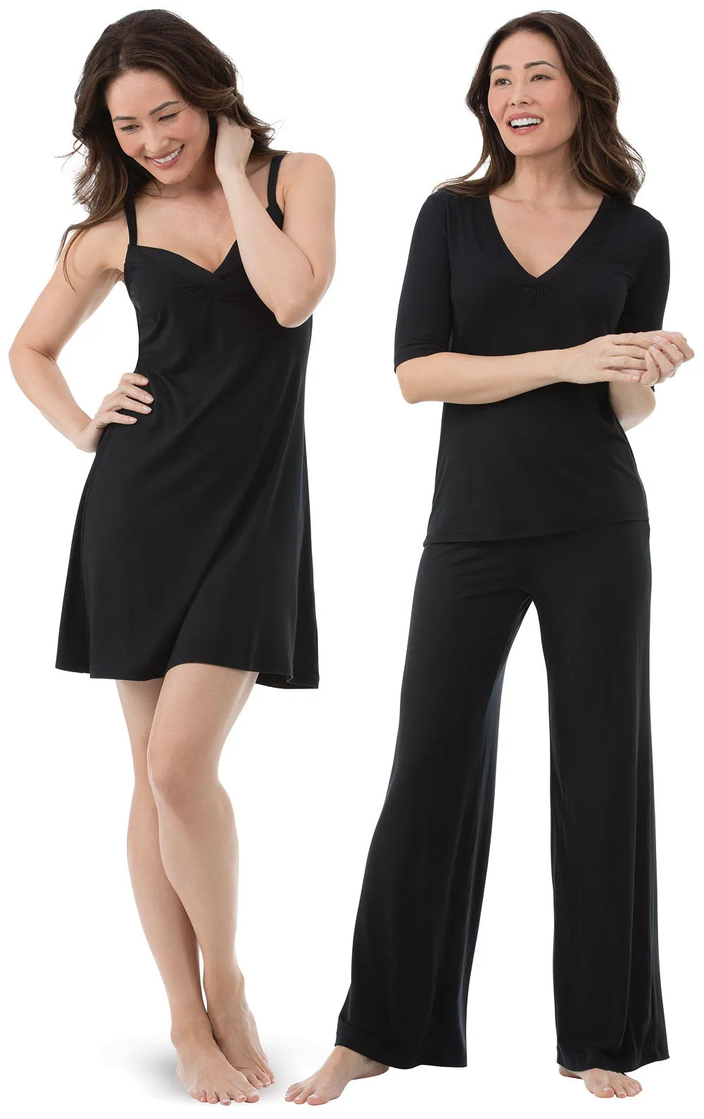 Naturally Nude PJ & Chemise Nighty Bundle sold by Pajamagram product image thumbnail 2