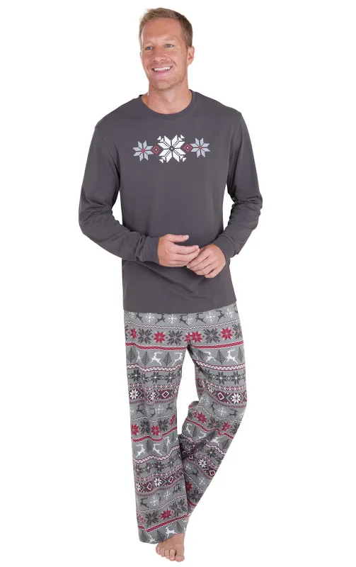 Nordic Pullover Men's Pajamas sold by Pajamagram