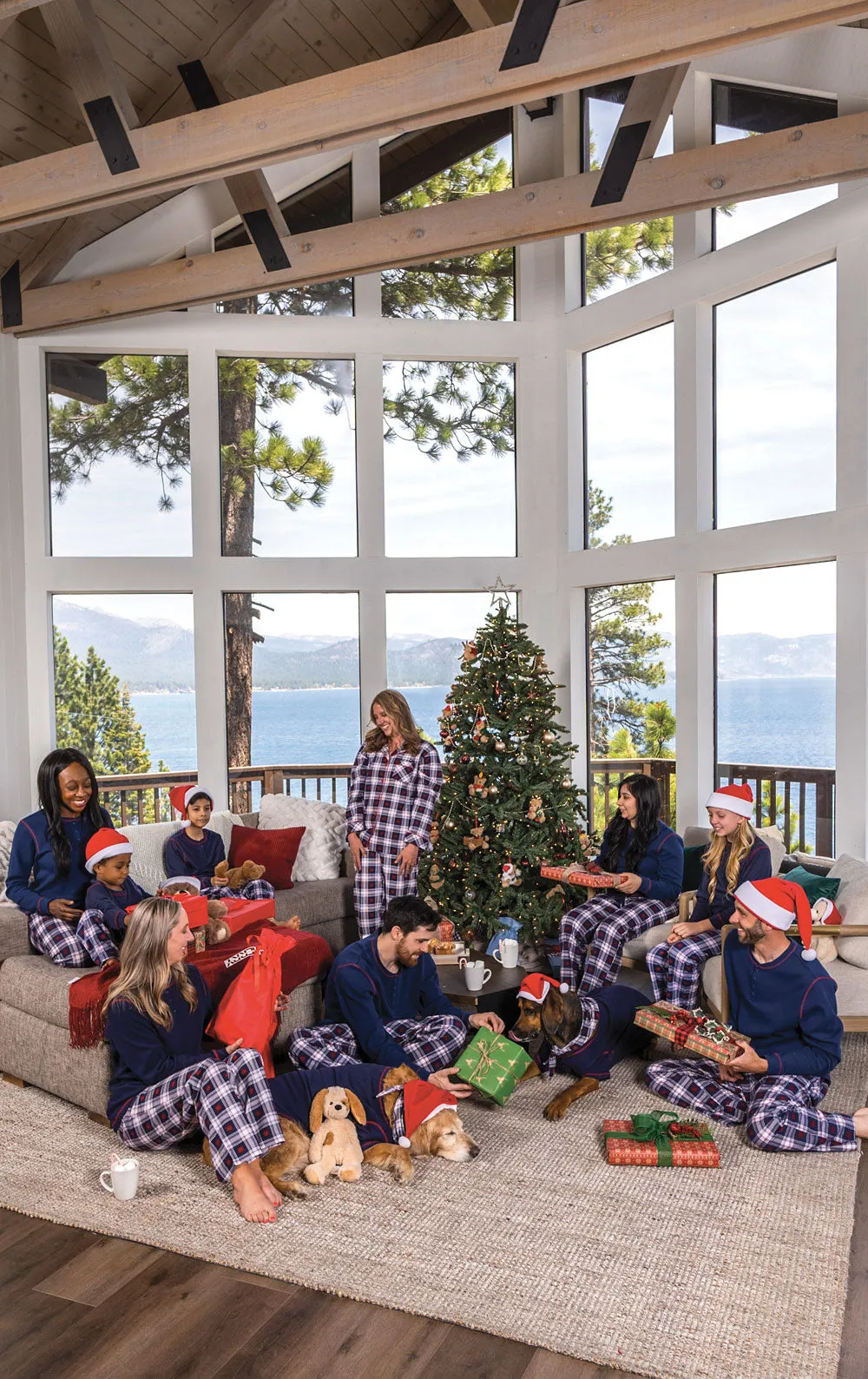 Snowfall Plaid Flannel Matching Family Pajamas sold by Pajamagram product image thumbnail 4