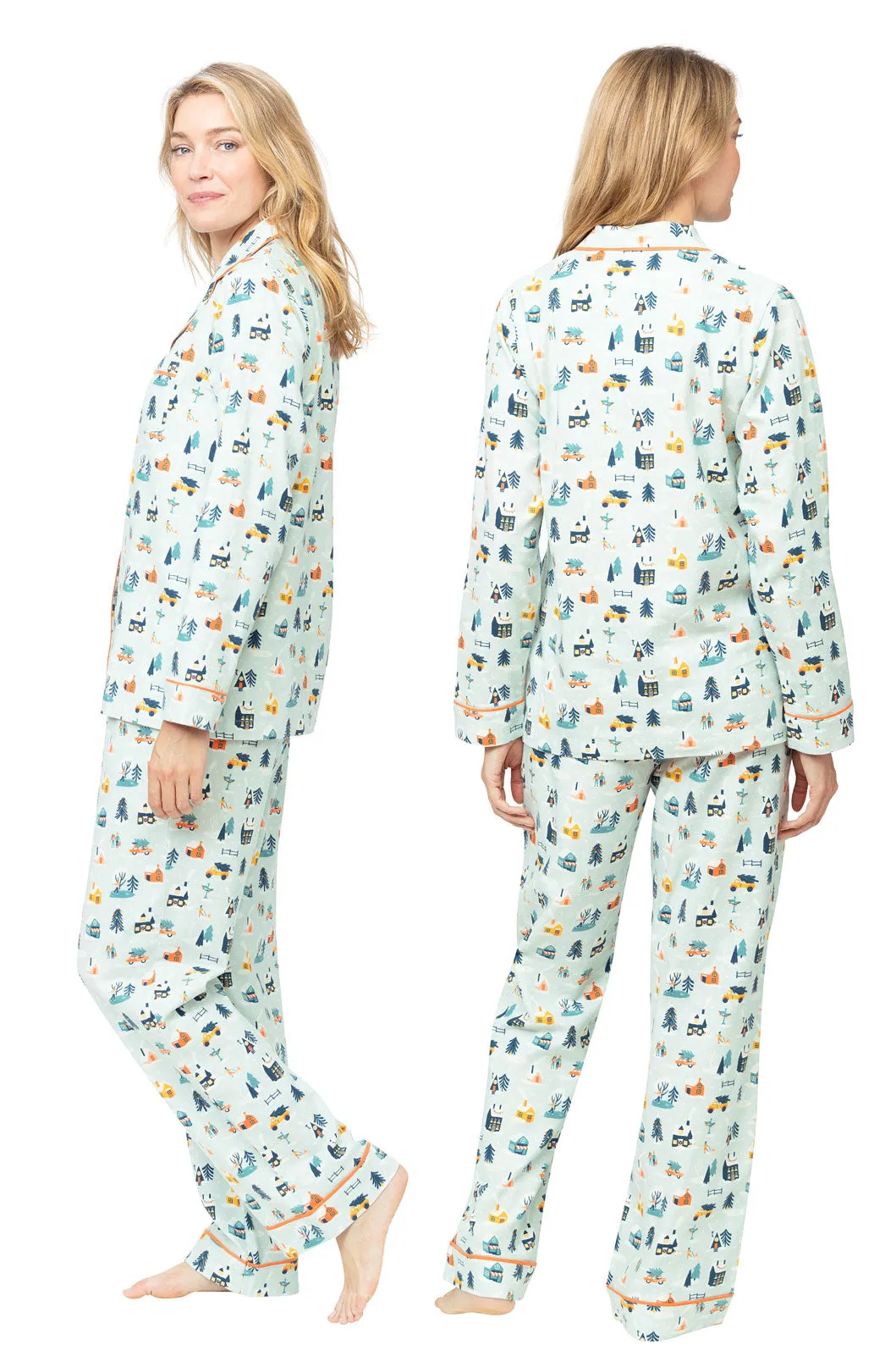 Snow Globe Button-Front Pajamas - Pet & Owner sold by Pajamagram product image thumbnail 3