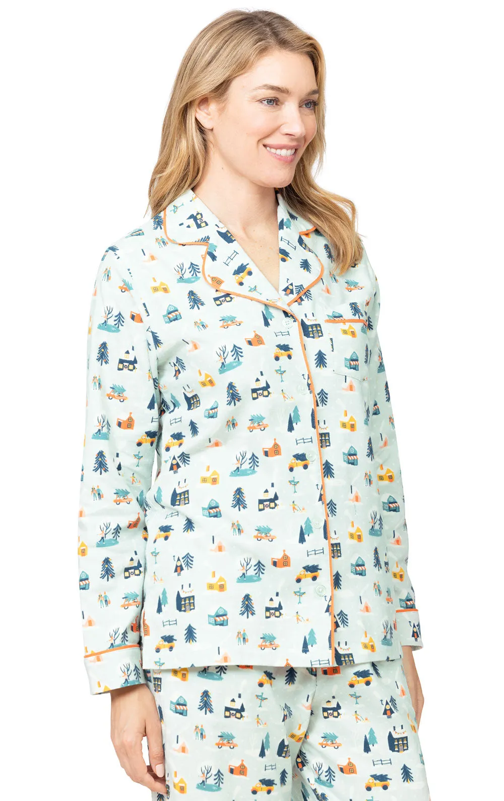 Snow Globe Button-Front Pajamas - Pet & Owner sold by Pajamagram product image thumbnail 5