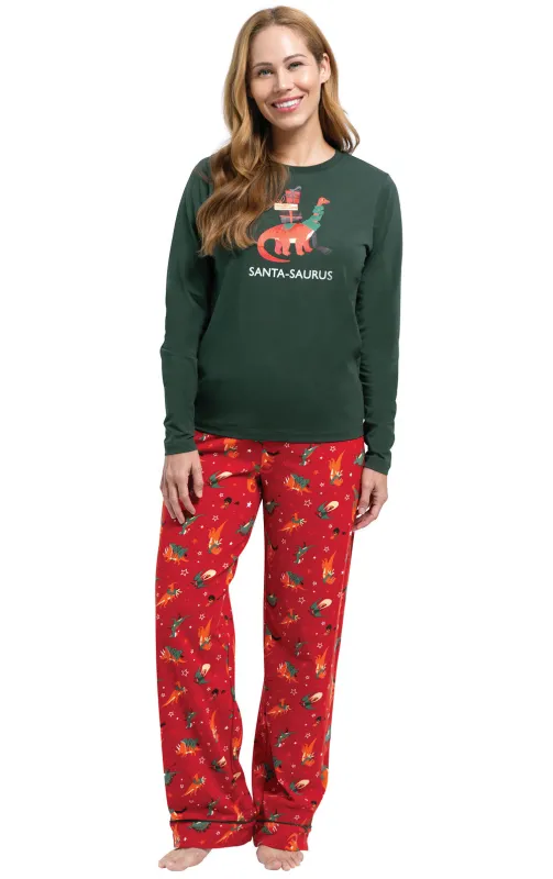 Santasaurus Pajamas- Final Sale sold by Pajamagram