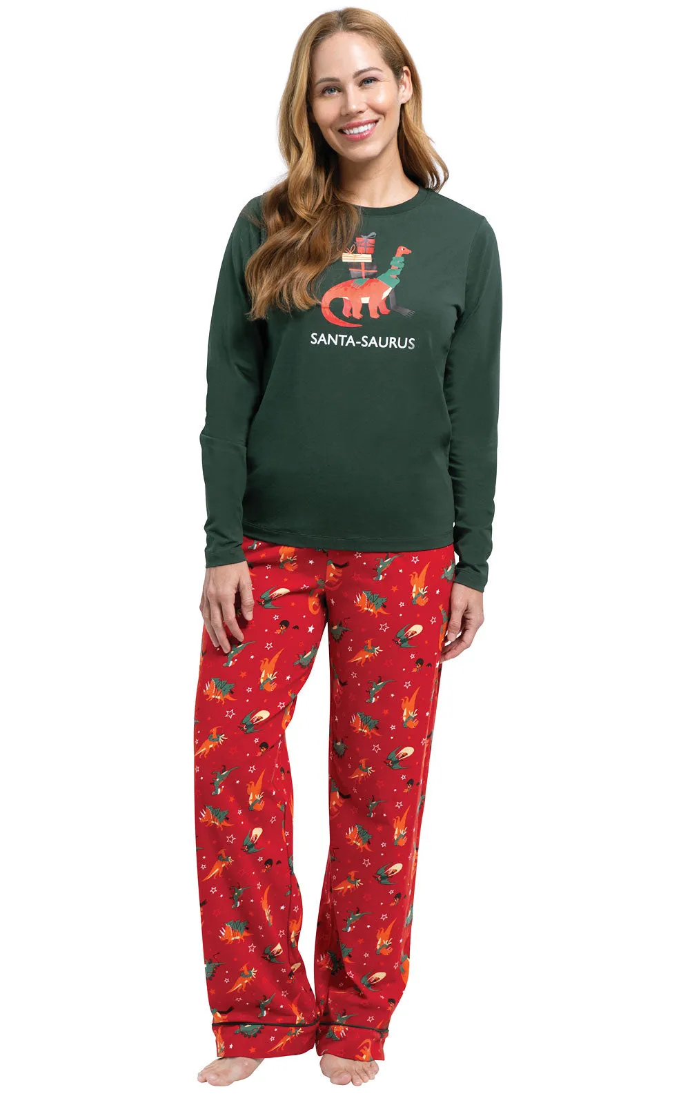 Santasaurus Pajamas- Final Sale sold by Pajamagram