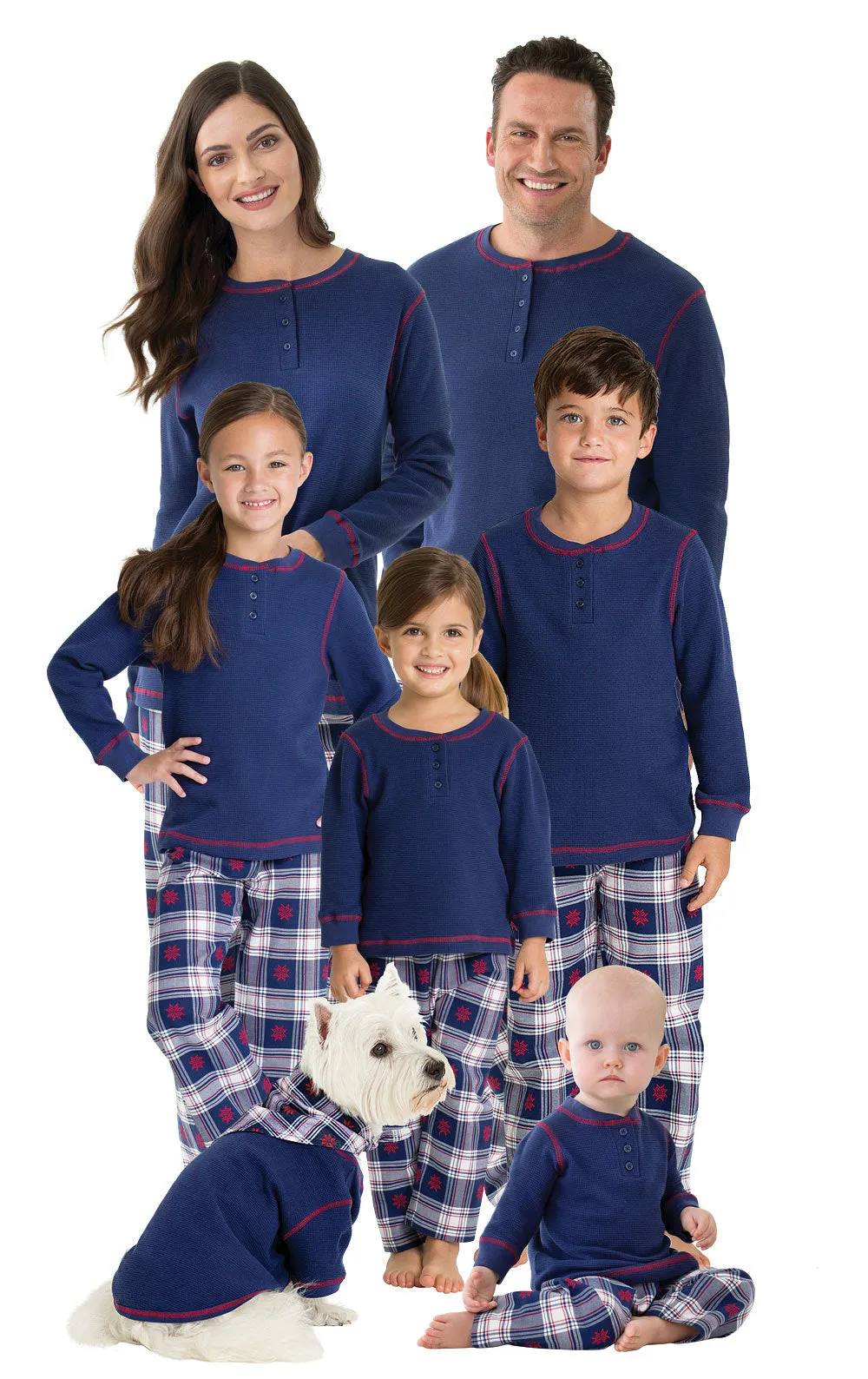 Snowfall Plaid Flannel Pajamas - Family Set sold by Pajamagram product image thumbnail 4
