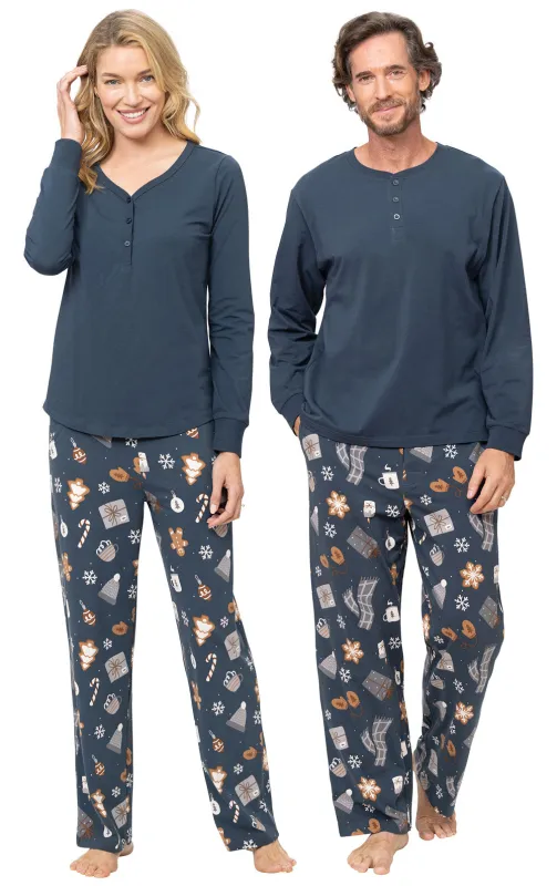 Sweet Comforts Matching Couples Pajamas sold by Pajamagram