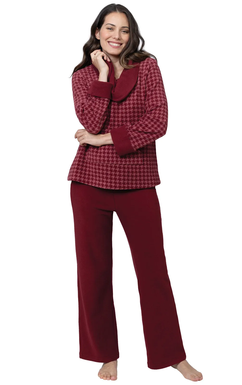 Super Soft Cowl-Neck Pajamas sold by Pajamagram