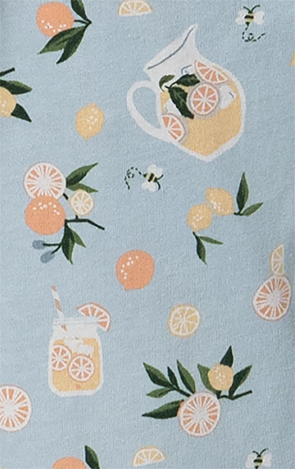 Blue Lemonade Pocket Tee Capri Pajamas sold by Pajamagram product image thumbnail 5