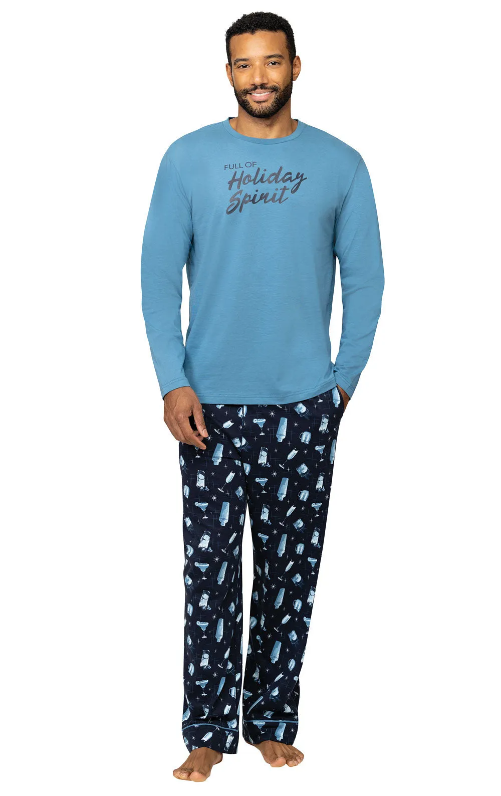 Making Spirits Bright Men's Pajamas - Couples sold by Pajamagram