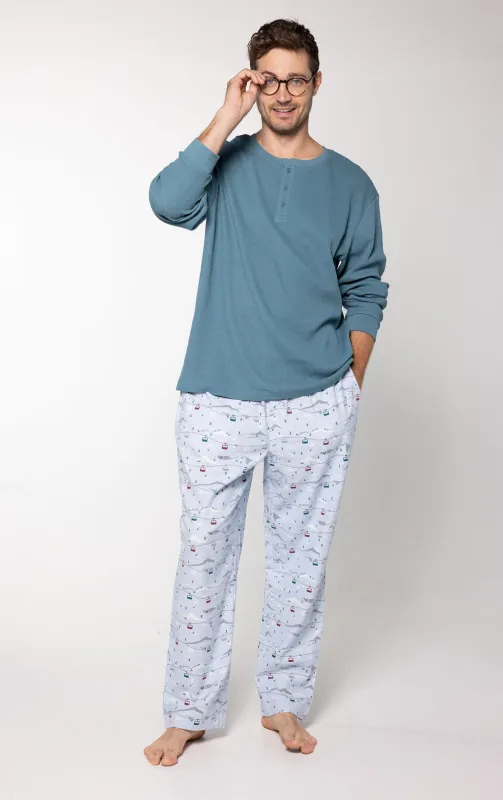 Apres Ski Flannel Men's Pajamas - Couples sold by Pajamagram