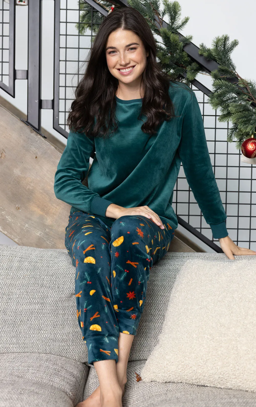 Holiday Garland Pajamas - Pet & Owner sold by Pajamagram product image thumbnail 2