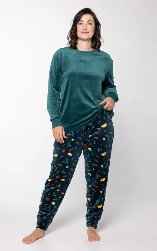 Holiday Garland Pajamas - Pet & Owner sold by Pajamagram