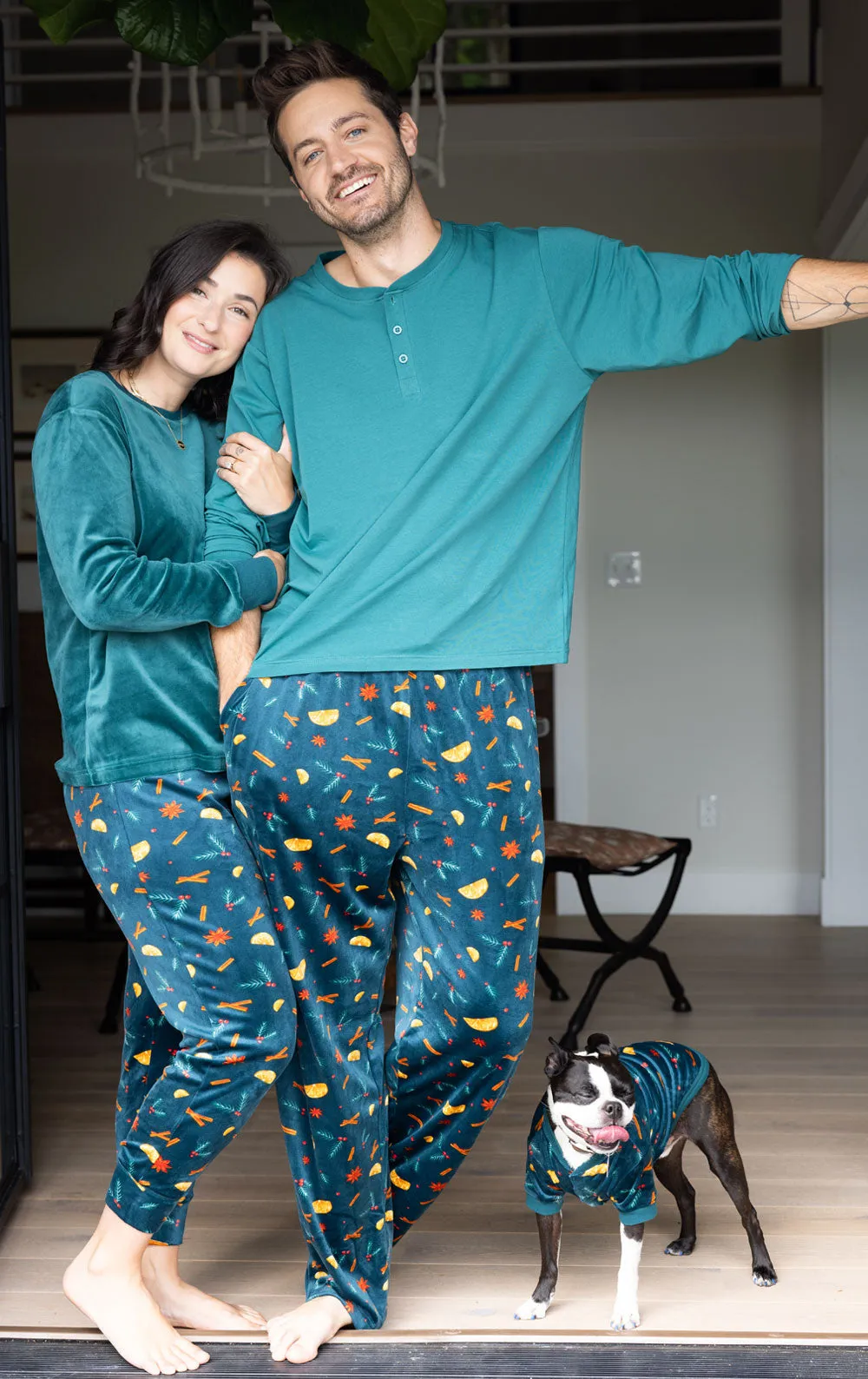 Holiday Garland Men’s Pajamas - Couples sold by Pajamagram product image thumbnail 3