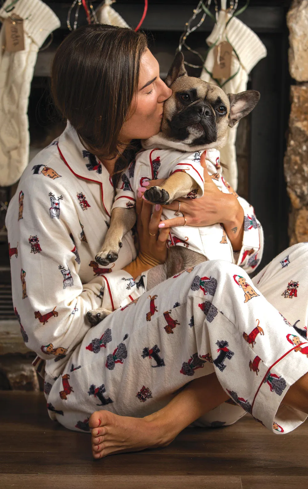 Christmas Dogs Flannel Matching Pet & Owner Pajamas sold by Pajamagram product image thumbnail 3