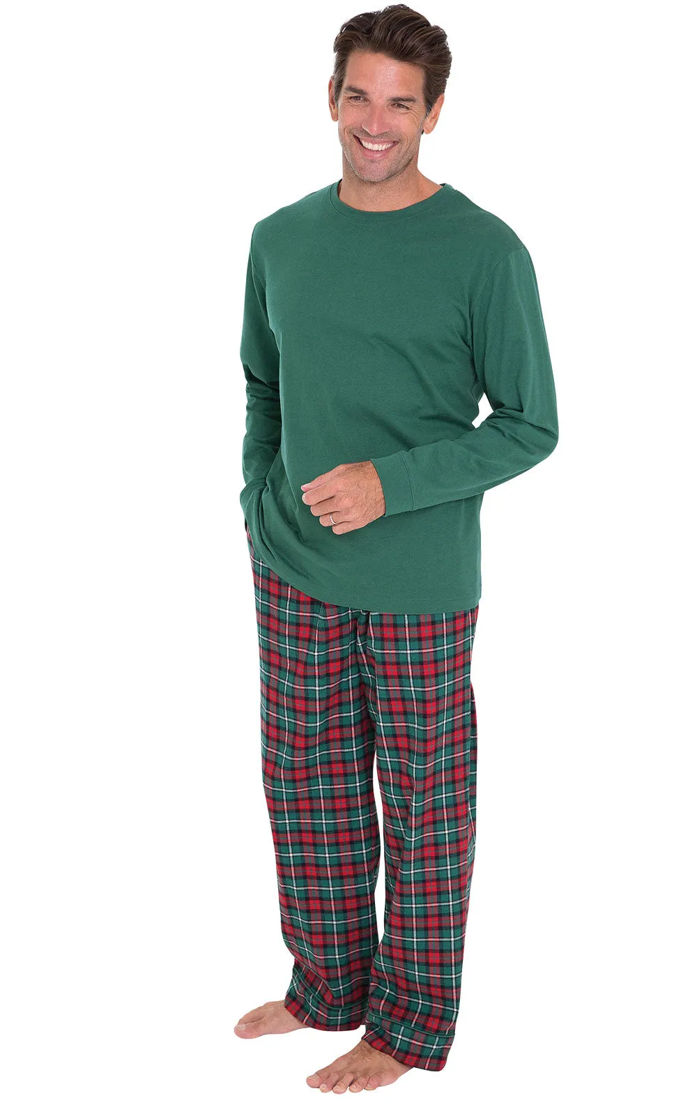 Christmas Plaid Matching Couples Pajamas sold by Pajamagram product image thumbnail 4