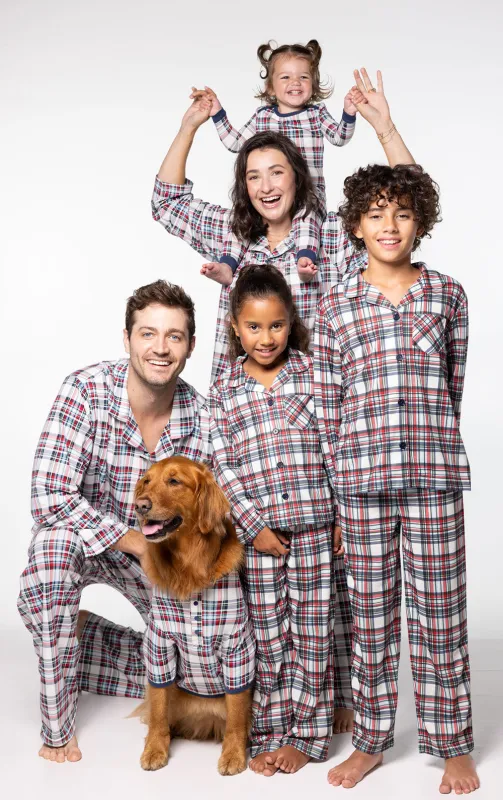 Hibernation Plaid Matching Family Pajamas sold by Pajamagram