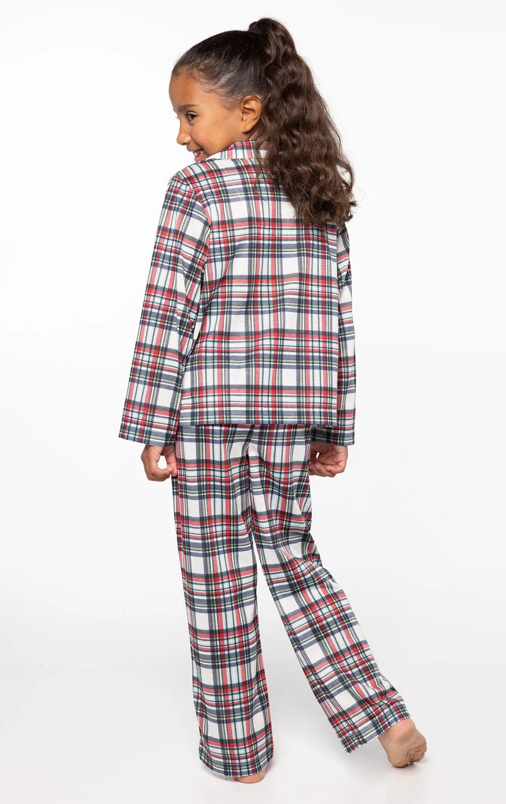Hibernation Plaid Unisex Kid’s Button-Front Pajamas sold by Pajamagram product image thumbnail 5