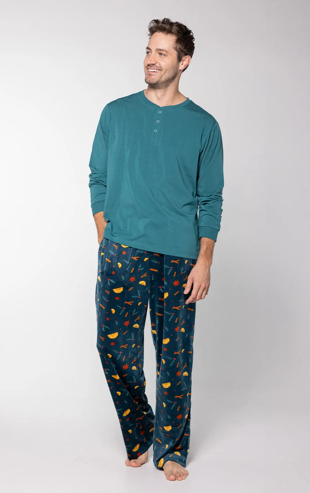 Holiday Garland Men’s Pajamas sold by Pajamagram