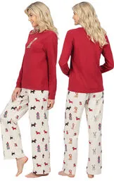 Christmas Dogs Flannel Pajamas - Pet & Owner sold by Pajamagram product image thumbnail 3