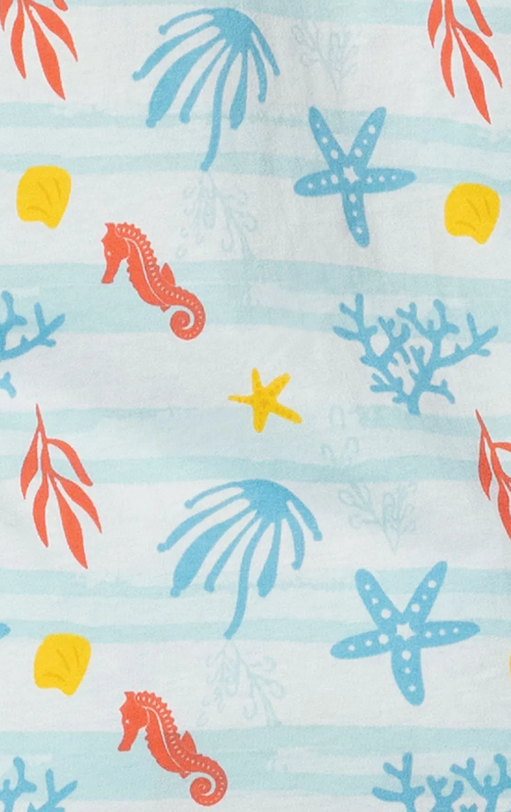 Printed Short Sleeve Button-Front Capri Pajamas sold by Pajamagram product image thumbnail 5