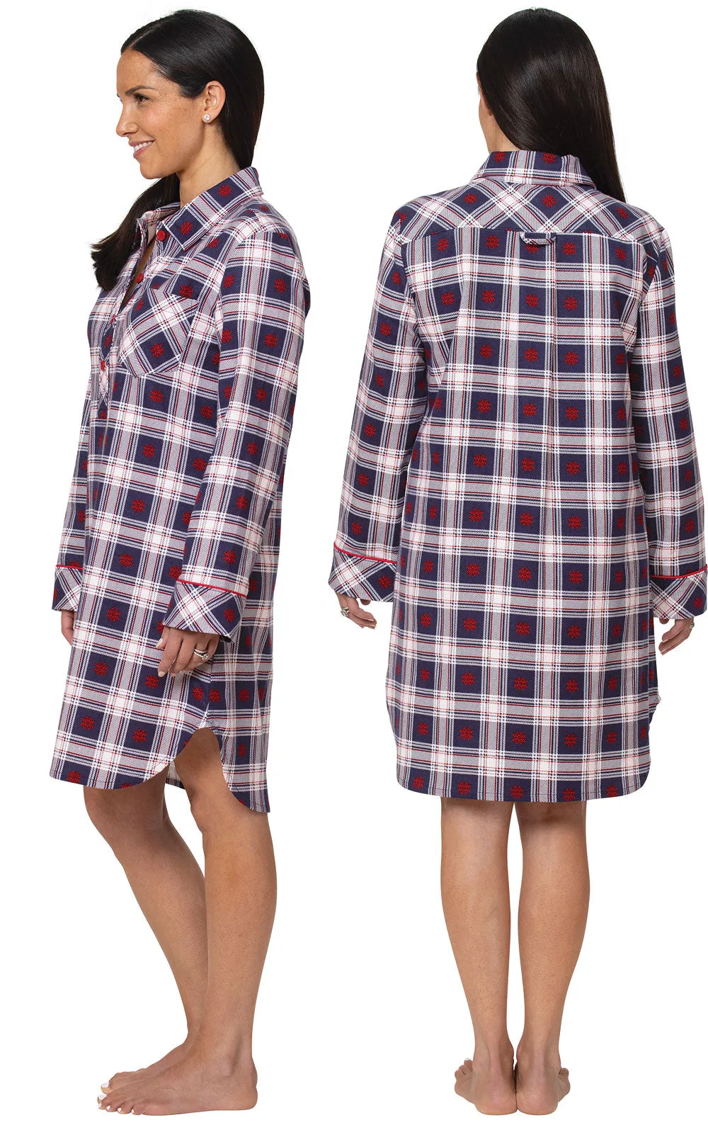 Plaid Flannel Sleepshirt - Final Sale sold by Pajamagram product image thumbnail 2