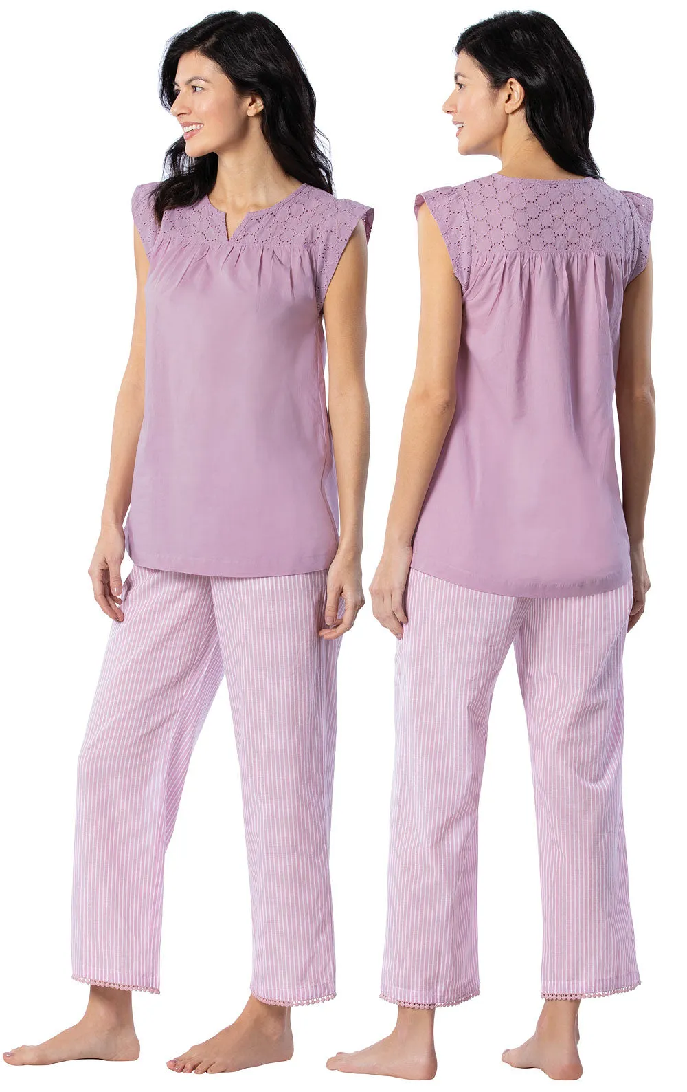 Addison Meadow Flutter Sleeve Capri Pajamas - Final Sale sold by Pajamagram product image thumbnail 4
