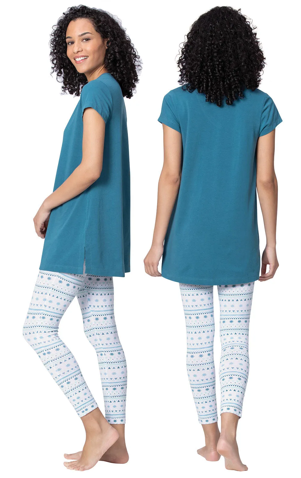 Addison Meadow Short Sleeve Legging Pajamas - Final Sale sold by Pajamagram product image thumbnail 2