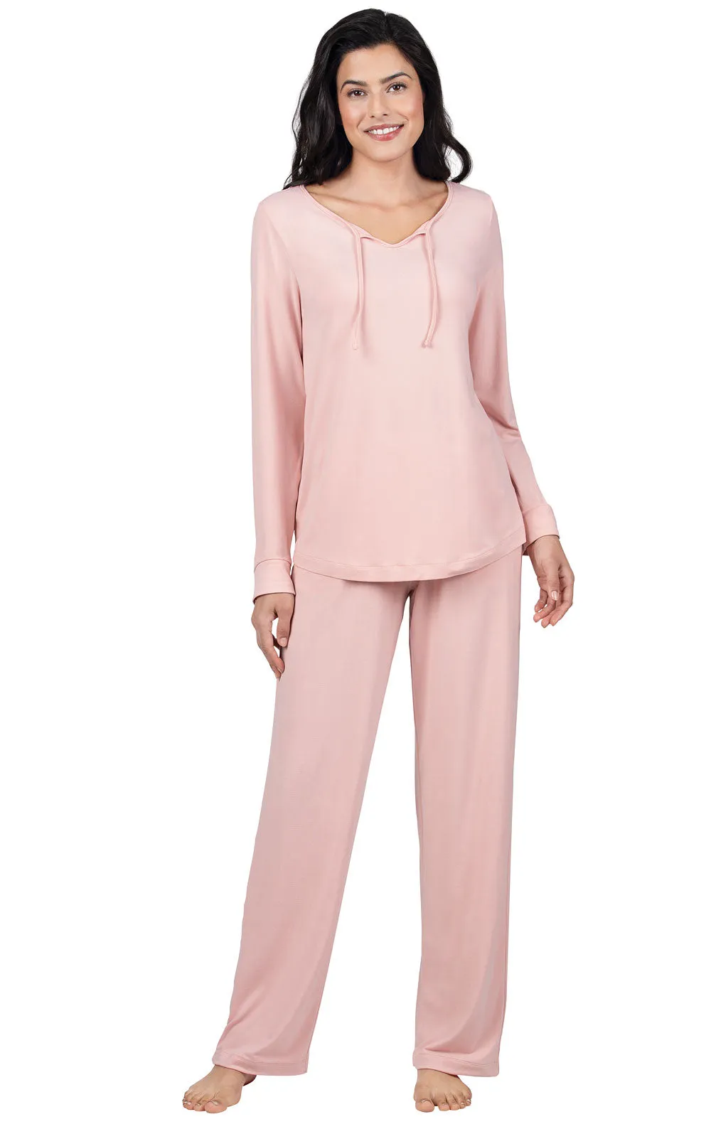 Addison Meadow Tie Neck Pajamas - Final Sale sold by Pajamagram