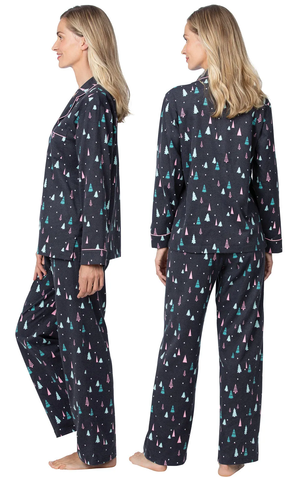 Addison Meadow Button-Front Flannel Pajamas - Final Sale sold by Pajamagram product image thumbnail 2