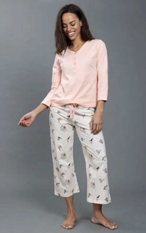 Staycation Henley Capri Pajamas made by Pajamagram