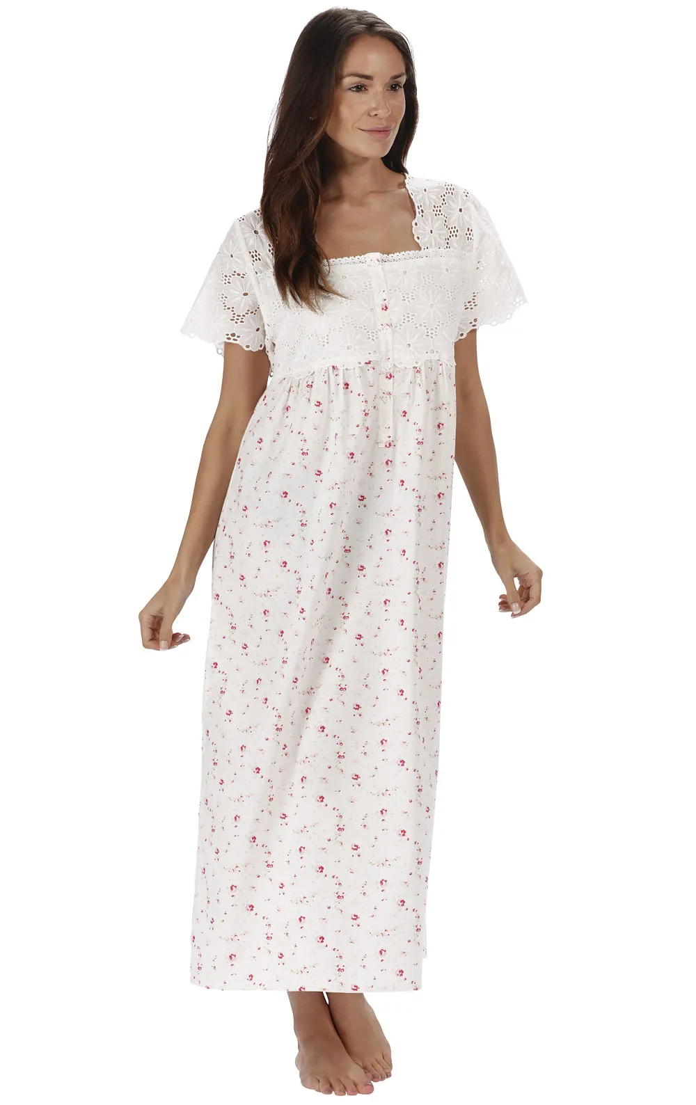 The 1 For U - Elizabeth Short Sleeve Cotton Nightgown sold by Pajamagram product image thumbnail 2