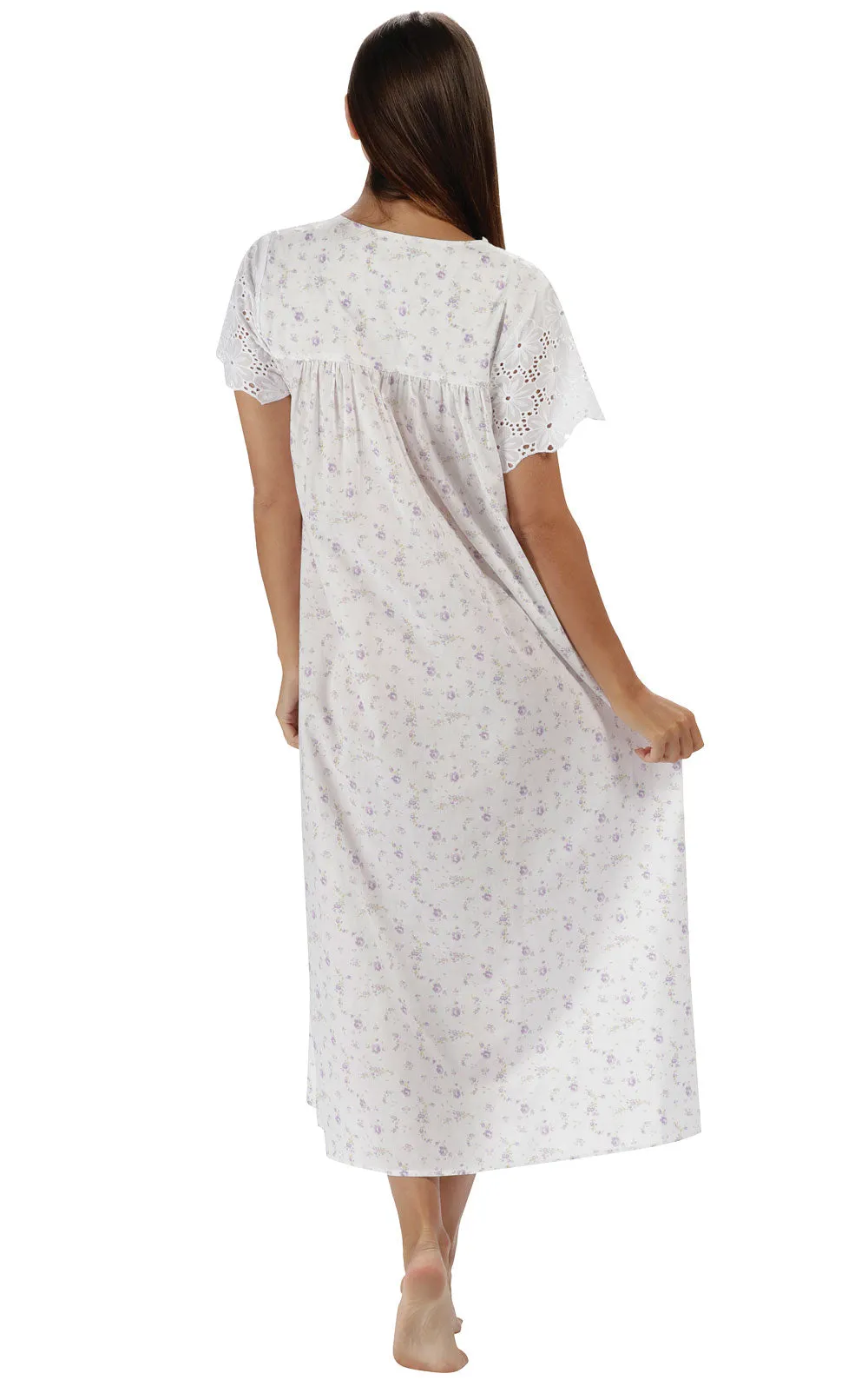 The 1 For U - Elizabeth Short Sleeve Cotton Nightgown sold by Pajamagram product image thumbnail 5