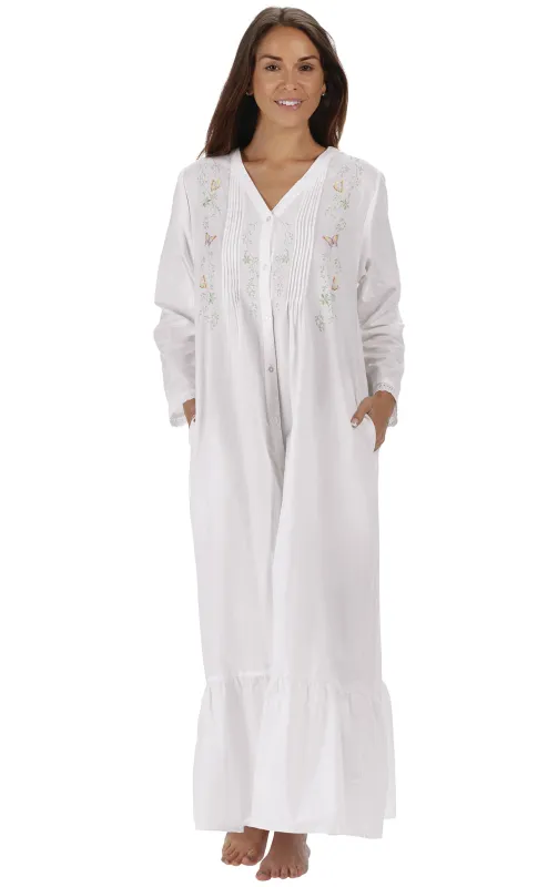 The 1 For U - Kate Long Sleeve Cotton Nightgown made by Pajamagram