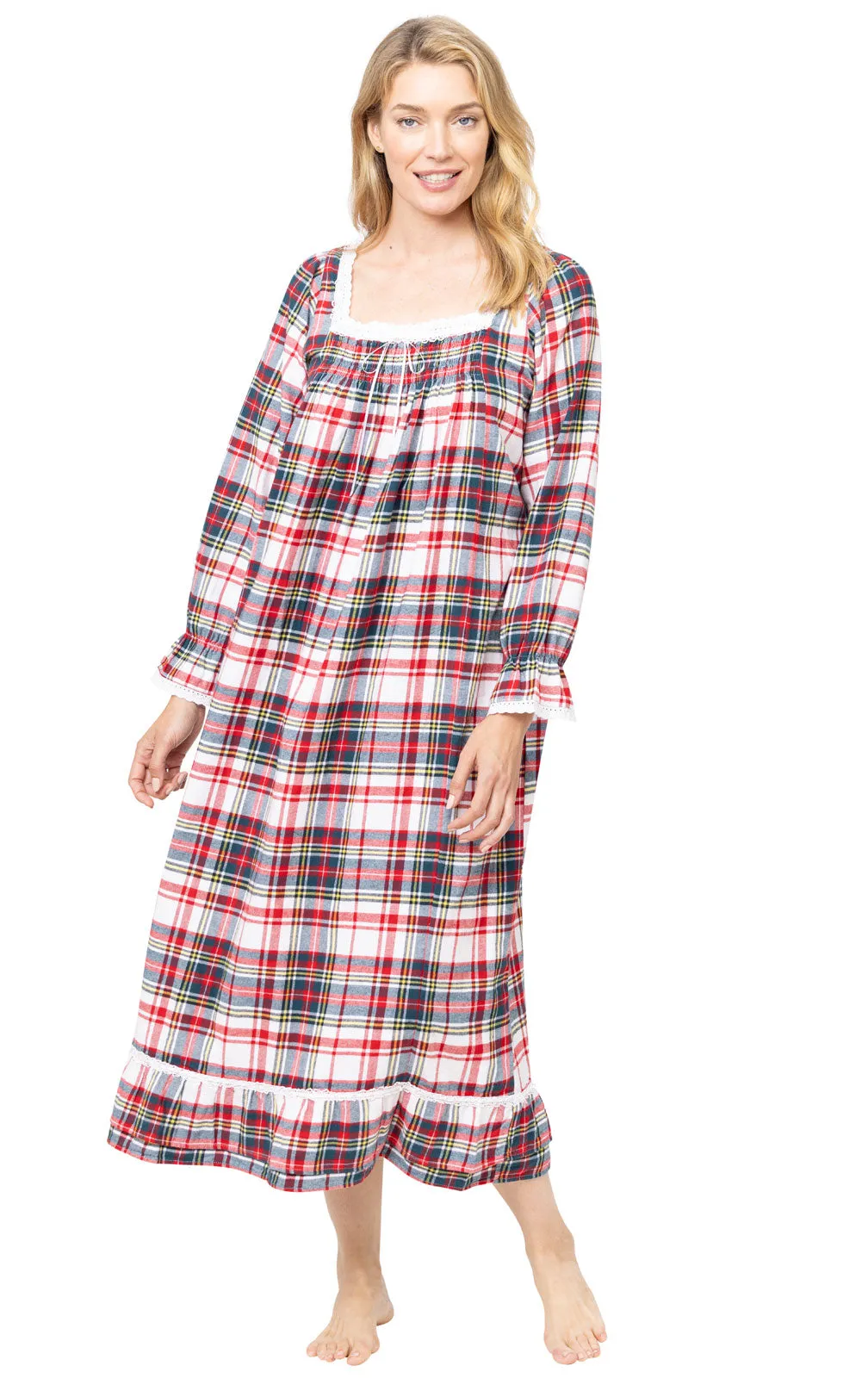 The 1 For U - Martha Long Sleeve Flannel Nightgown sold by Pajamagram product image thumbnail 2